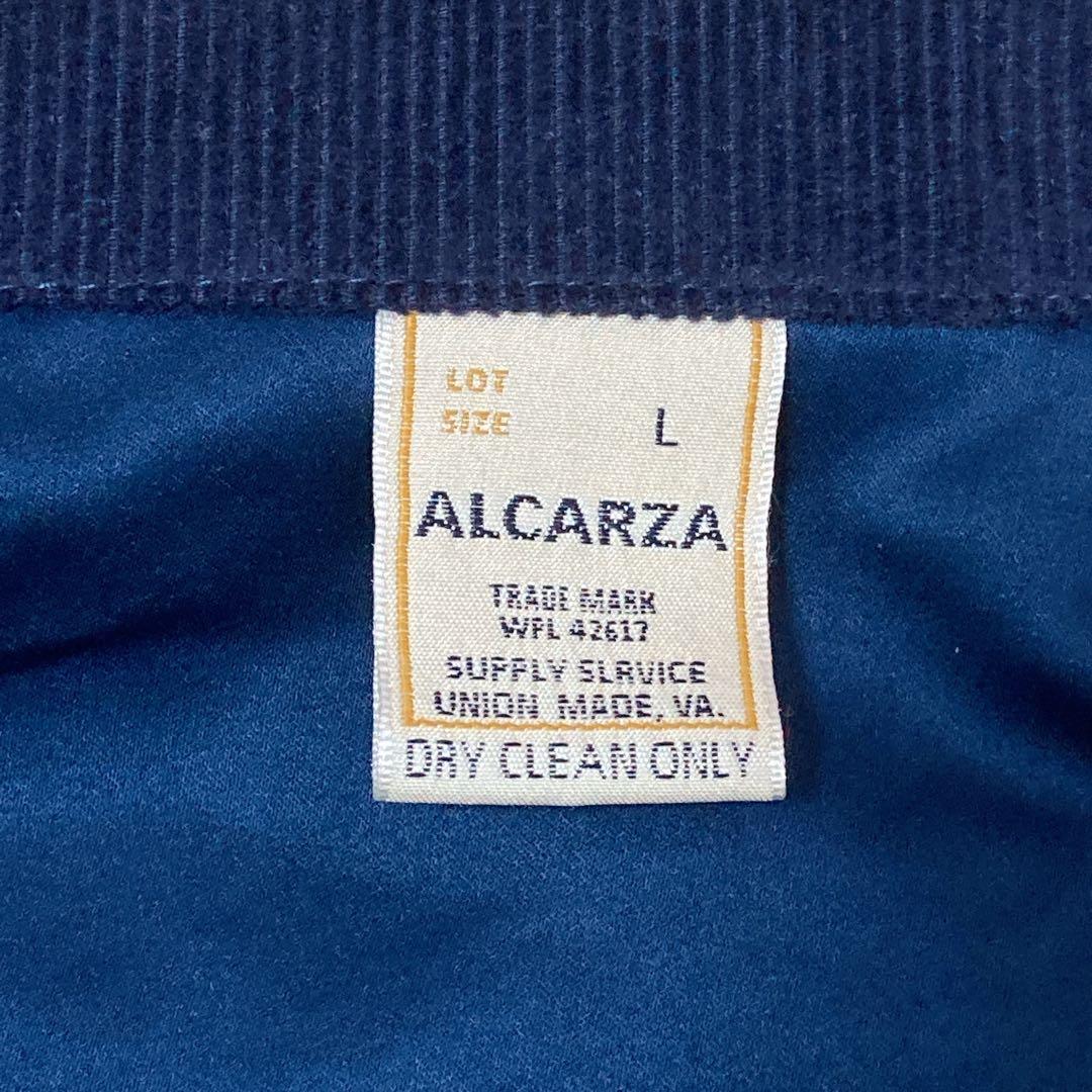 【美品】ALCARZA アルカルザ FFAジャケット コーデュロイ 刺繍 紺色L
