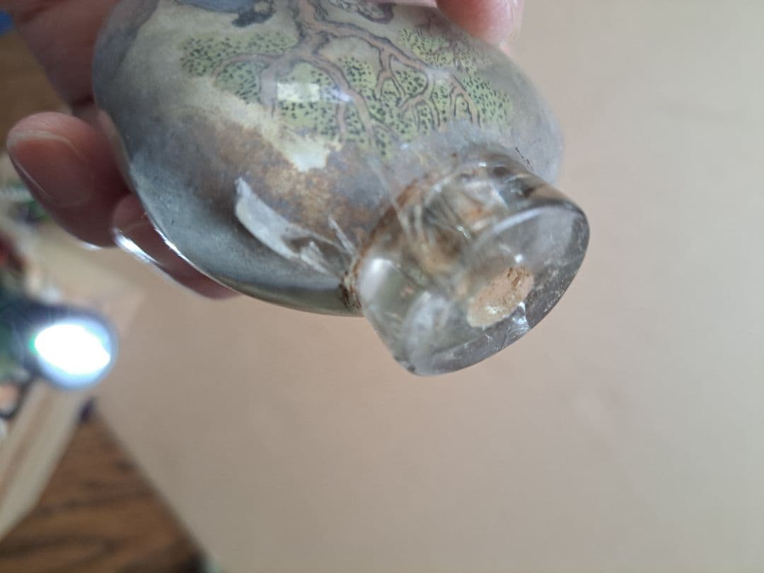 清朝末期　周楽元作鼻煙壺　日中歴史資料