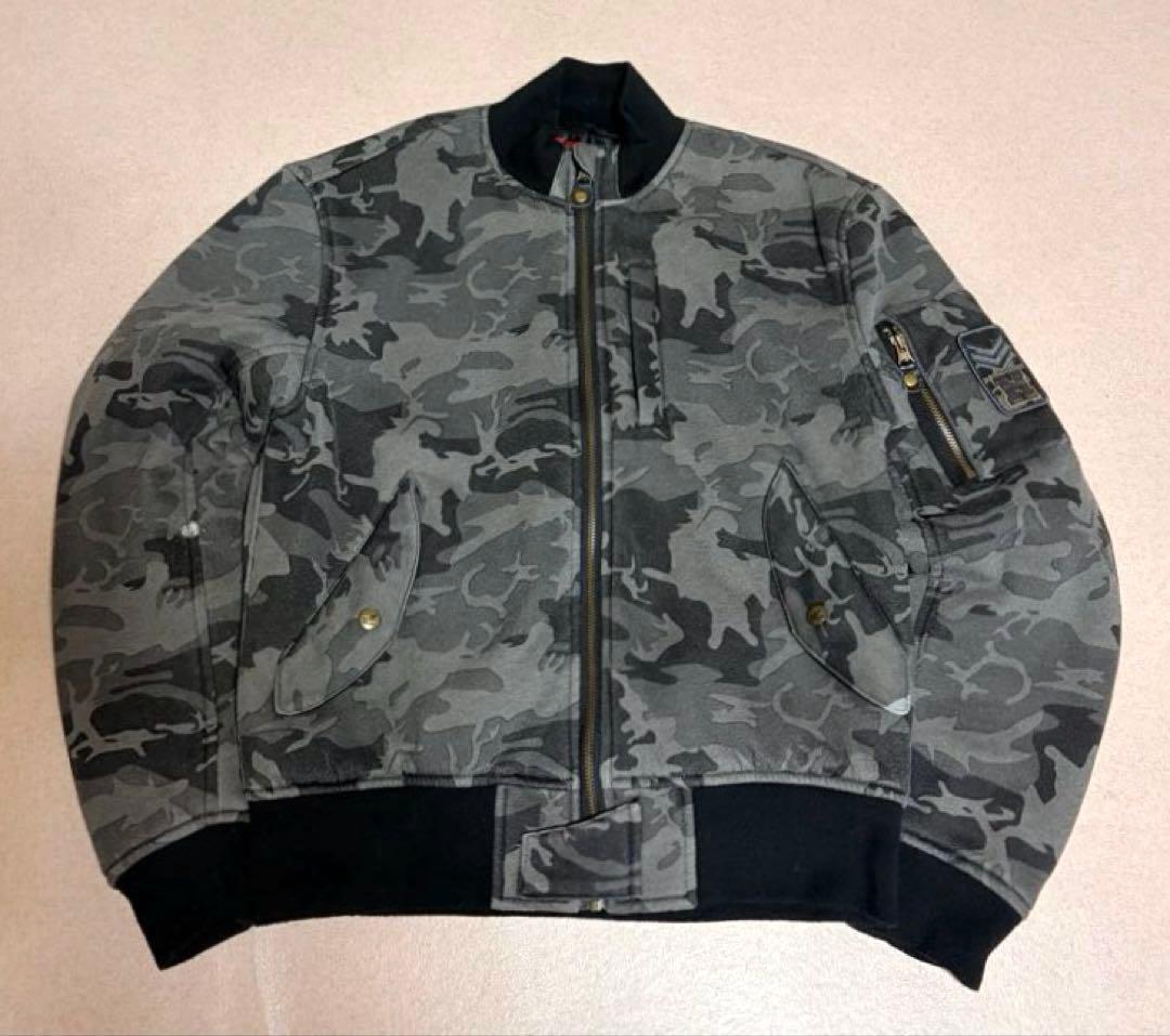 ちょめ様 HONDA MA-1 camouflage Flight Jacket