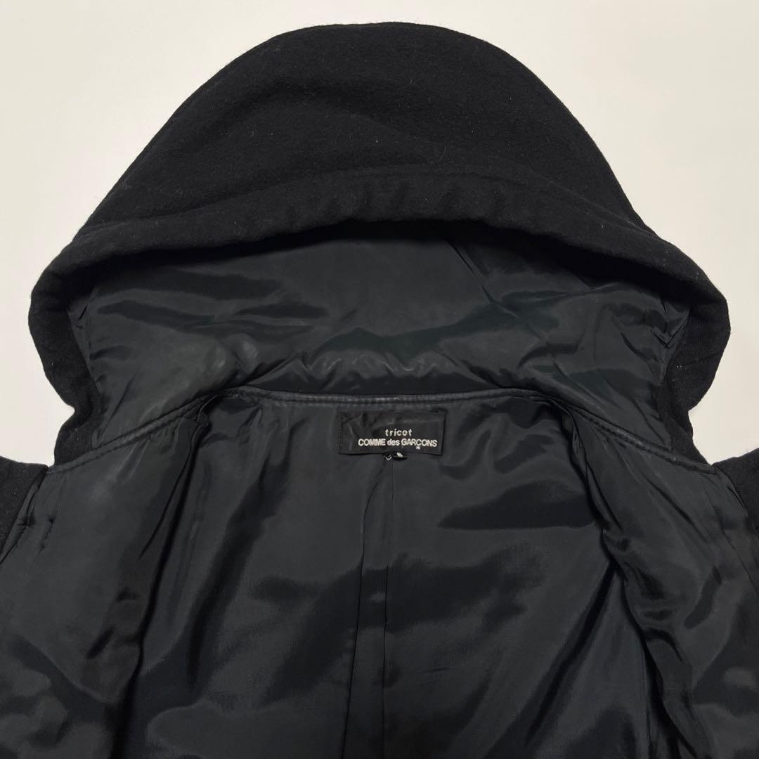 tricot COMME des GARÇONS ダッフルコート ブラック S