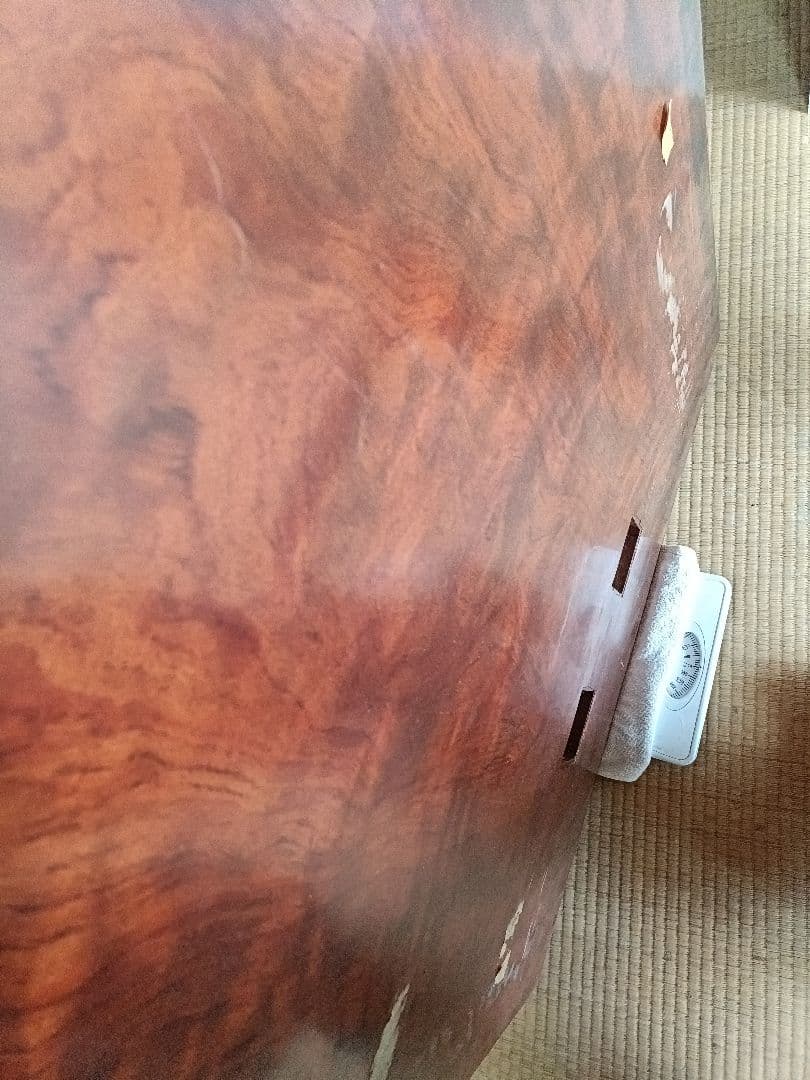 は*4様 高級木製座卓　無垢　一枚物　艶　75kg 天板