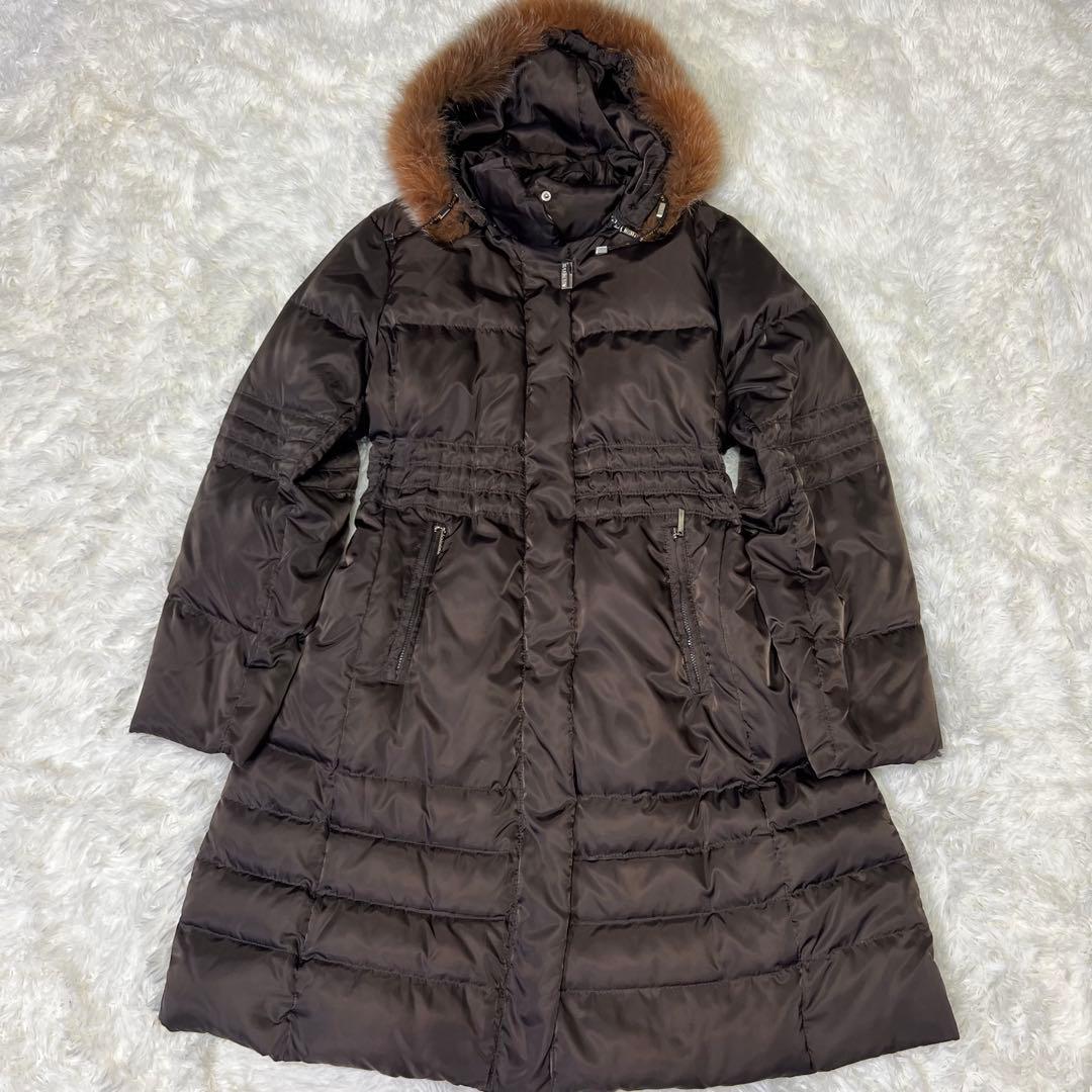 【美品✨️】バルマン 3way ダウンコート ブルーフォックス 茶ダウン95% M