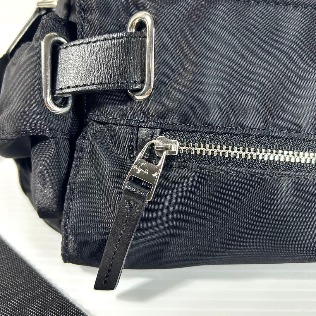 美品☆agnes.b VOYAGE ショルダーバッグ マザーズバッグ ブラック