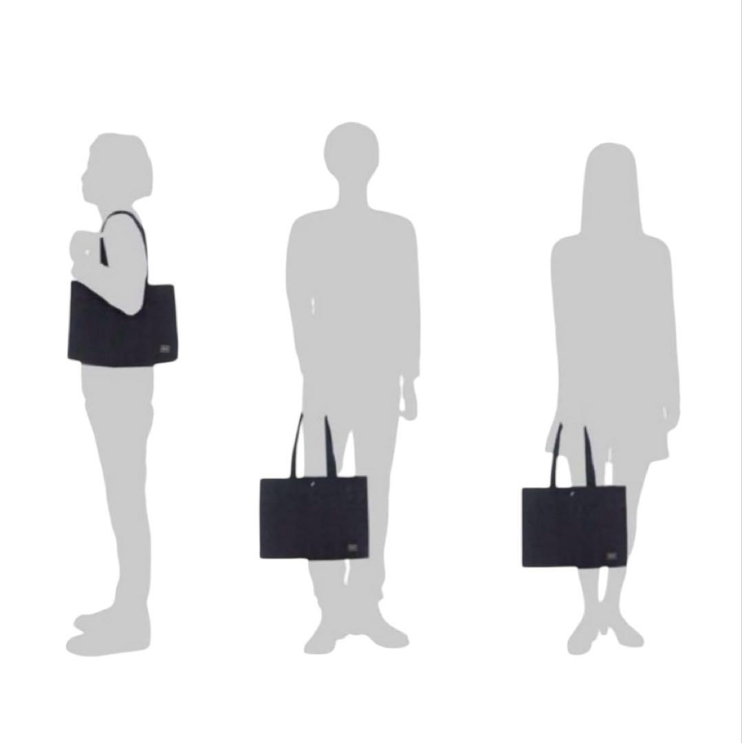 未使用級✨ポーター PORTAR タンゴ ブラック トートバッグ 肩がけ可　M