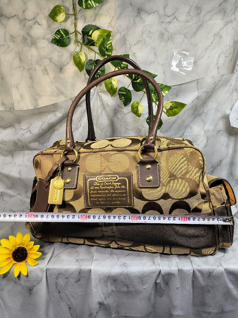 ✨COACH✨ボストンバッグ✨大容量✨ F77179✨可愛い✨金金具