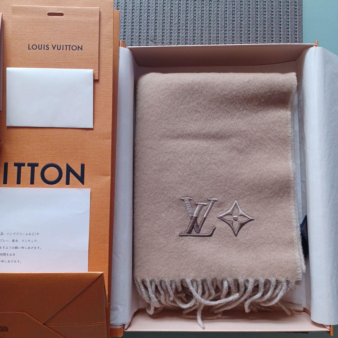 新品未使用！Louis Vuitton ベージュ マフラー M79100