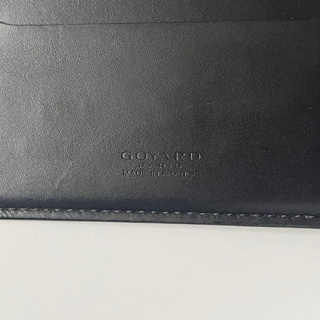 ゴヤール　サン トマ　マネークリップ　ゴヤールキャンバス　レザー　黒　ブラック