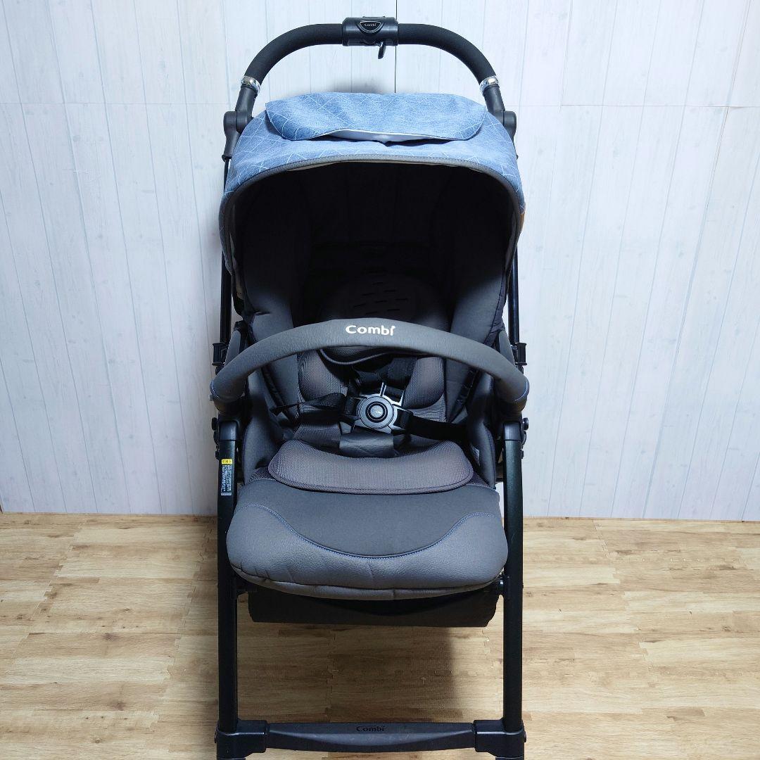 ✩美品✩ Combi クロスゴー 4キャス エッグショック ベビーカー ブルー