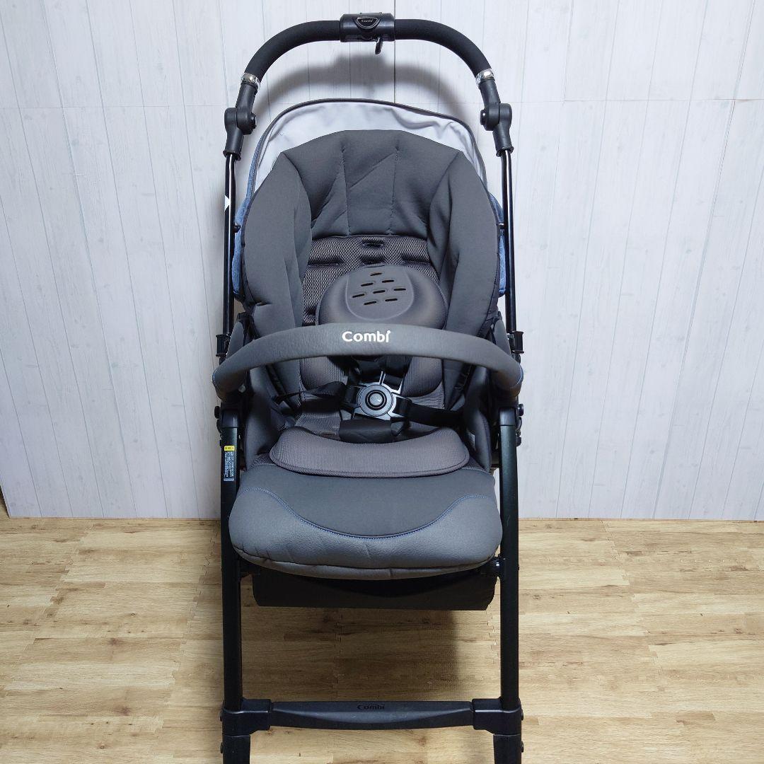 ✩美品✩ Combi クロスゴー 4キャス エッグショック ベビーカー ブルー