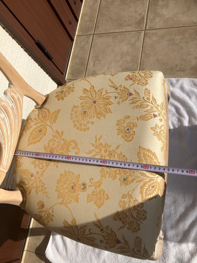 ◉アンティーク調 猫脚 彫刻 ◉ダイニングチェア 木製 1脚