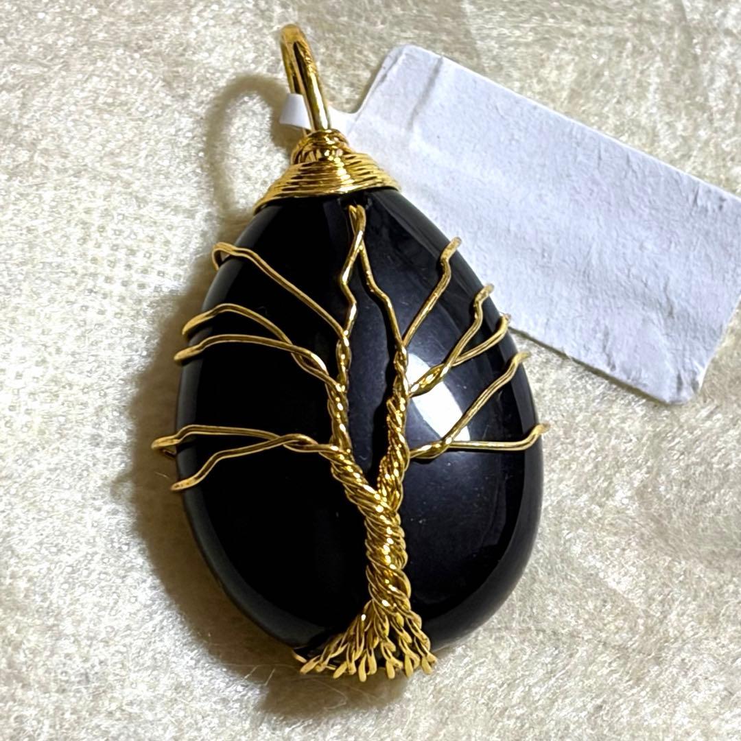 パワーストーン　大きめ　ペンダントトップ　チャーム　オニキス