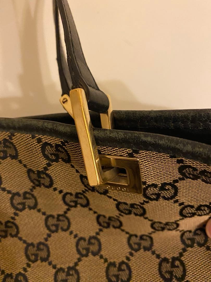 幸*✨様 GUCCI ベージュ GGキャンバストートバッグ