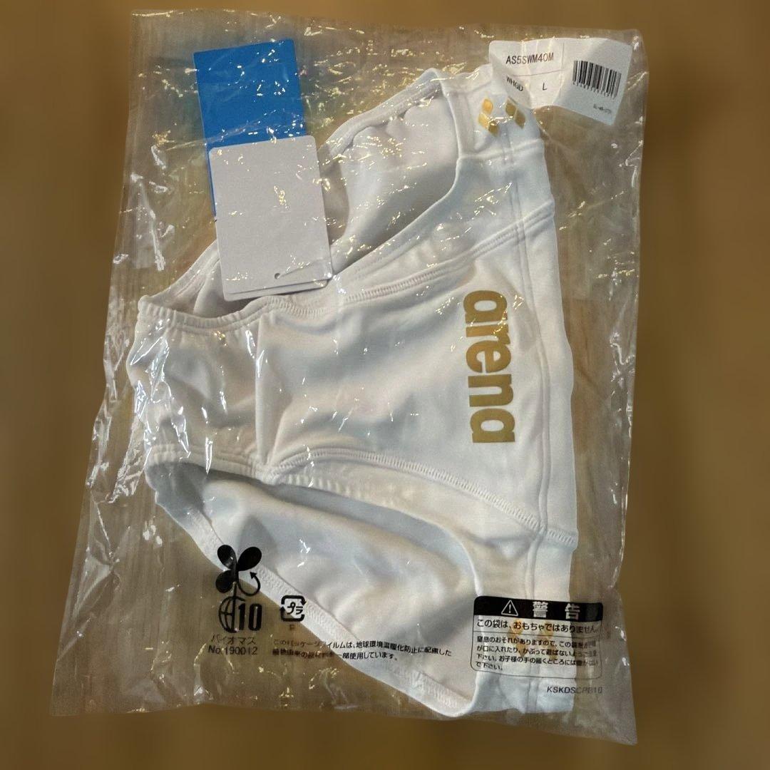 未使用　タグ付き　arena 競泳水着 Lサイズ ホワイト