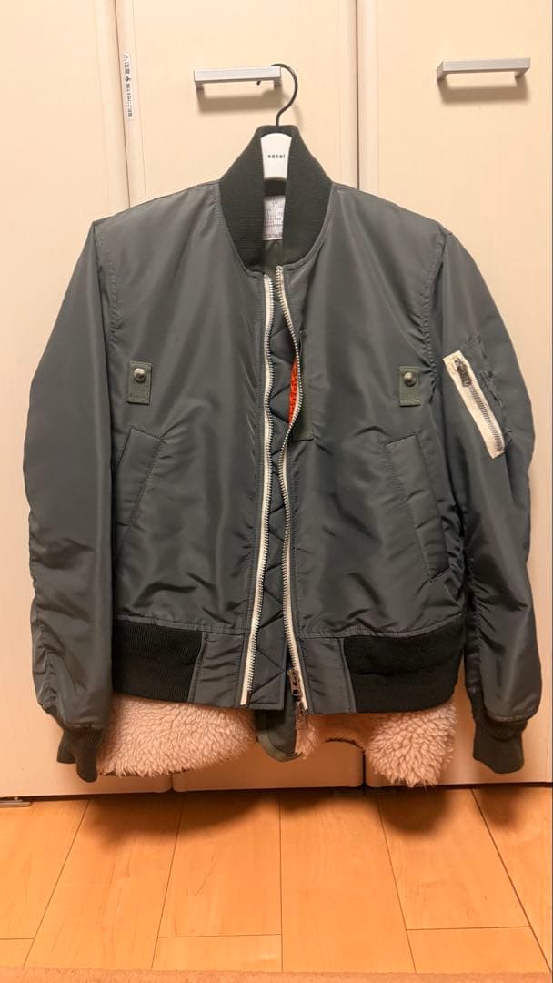 ジャケット・アウター sacai Layered Hybrid Bomber Jacket