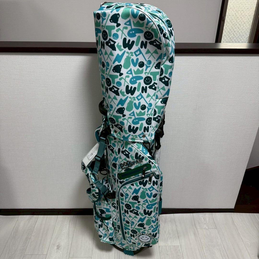 WINWIN GOLF ハッピーゴルフ スタンドキャディバッグ ミントグリーン