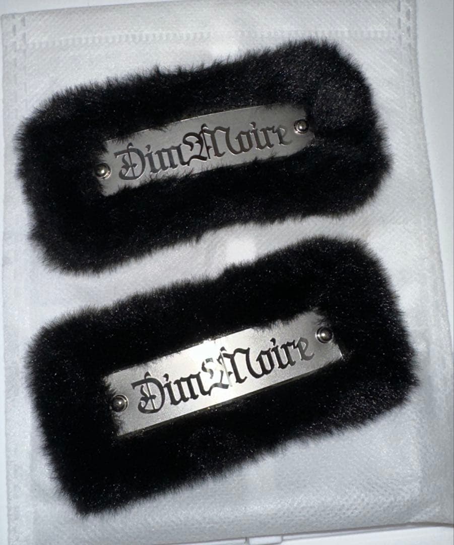 dimmoire ファーメタルヘアピンBLACK