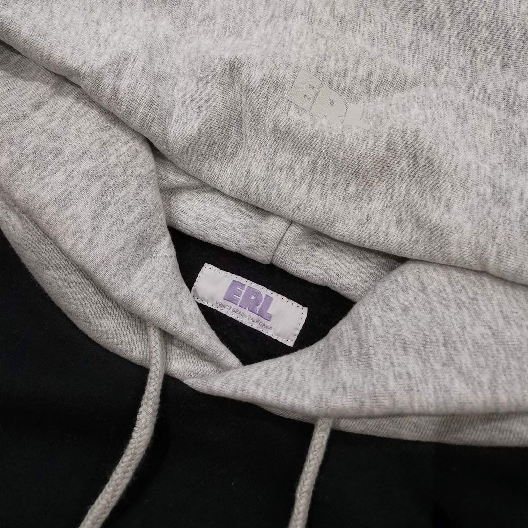男女兼用 ERL イーアールエル ラグランスリーブパーカー S