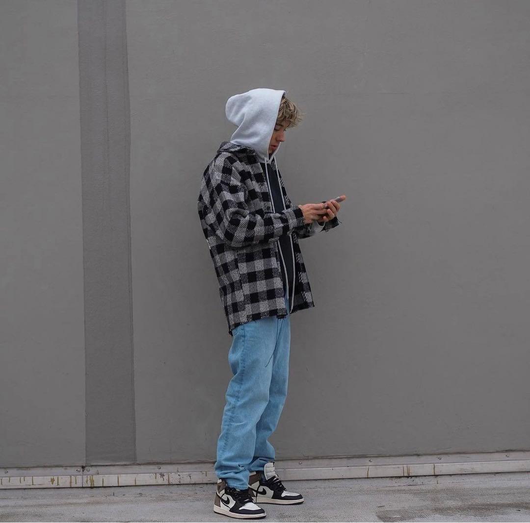 男女兼用 ERL イーアールエル ラグランスリーブパーカー S