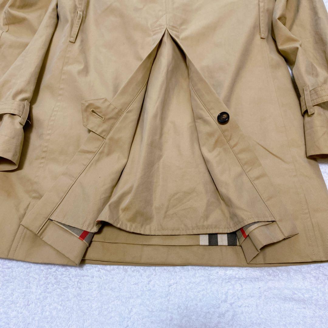 訳あり◎希少 最上級ライン バーバリー サンドリンガム トレンチコート チェック