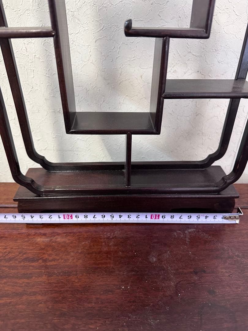 唐木　飾り棚　花梨　文房具　中国美術　アンティーク