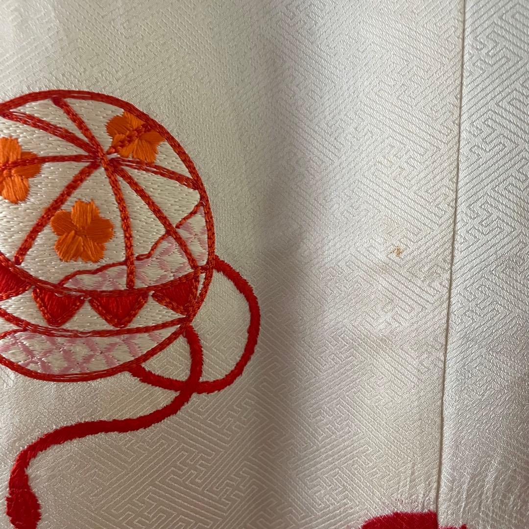 七五三　小さめ7歳さん　6歳　正絹お着物セット