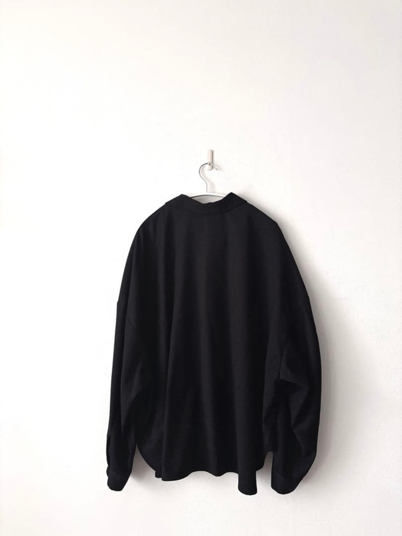 superNova. スーパーノヴァ　ビッグシルエットシャツ　ブラック