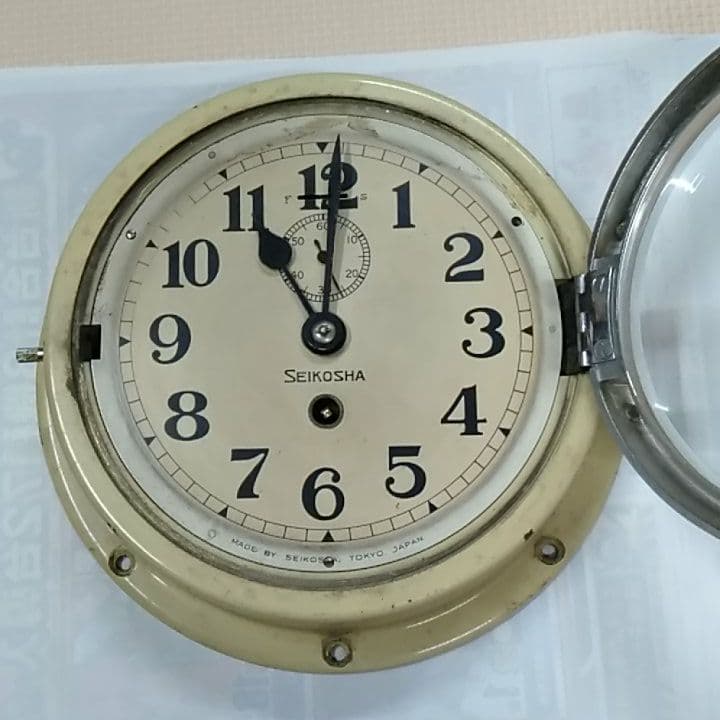 SEIKOSHA　セイコーシャ　バス時計　ネジ巻式