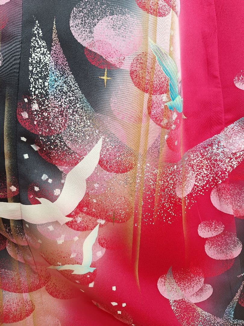 着物リメイクワンピース3620