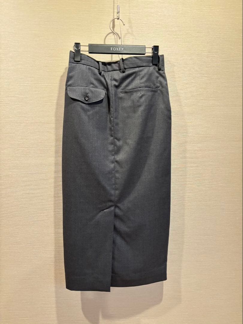 極美品　HOLIDAY ホリデイ　WOOL 2TUCK SKIRT スカート