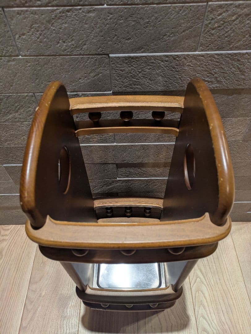 【karimoku 】カリモク 木製アンティーク調 傘立て スピンドルデザイン