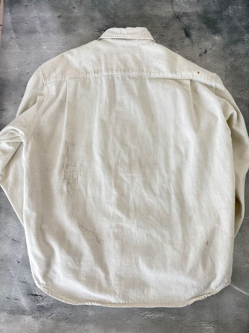 2022 BALENCIAGAバレンシアガ ペイント加工シャツ M