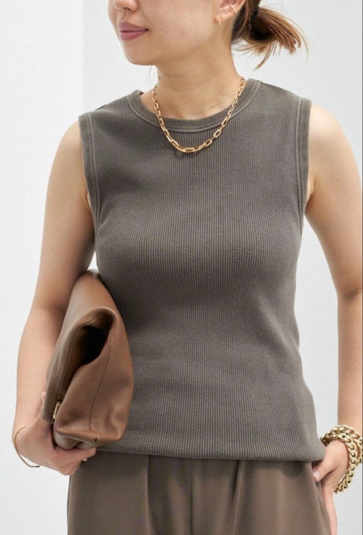 【美品】DEUXIEME CLASSE Vintage ノースリーブTシャツ