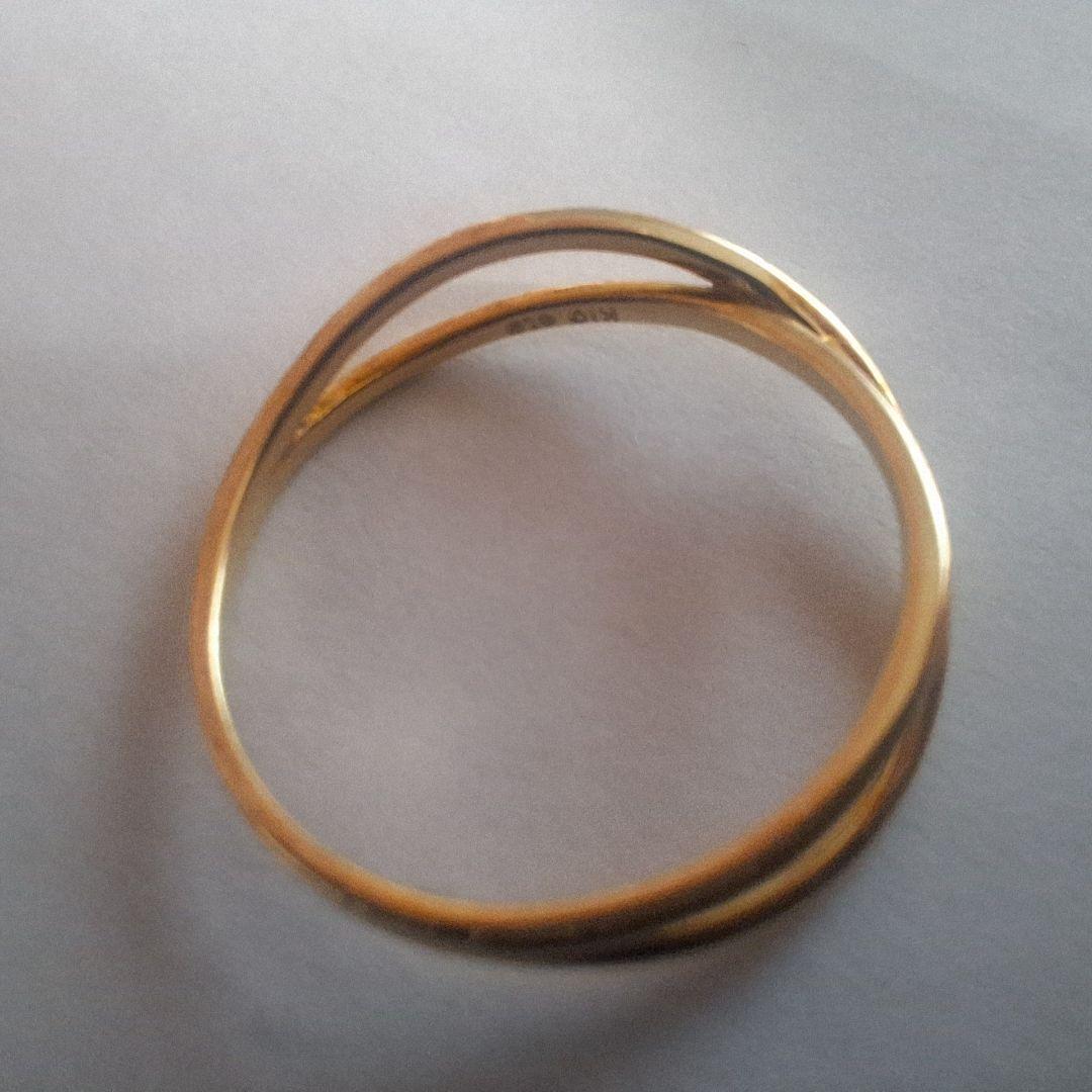 ete　レイヤードクロスリング　9号