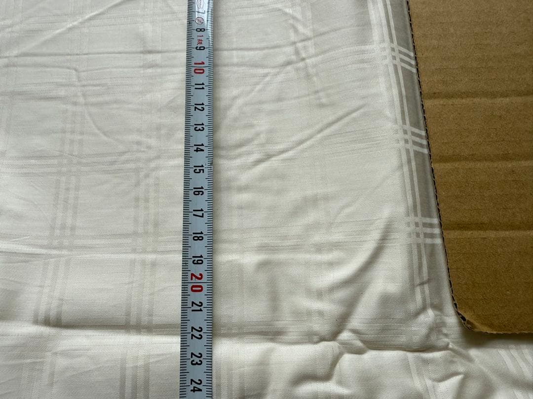 Ralph Lauren 掛け布団カバー チェック、格子縞、ライトベージュ