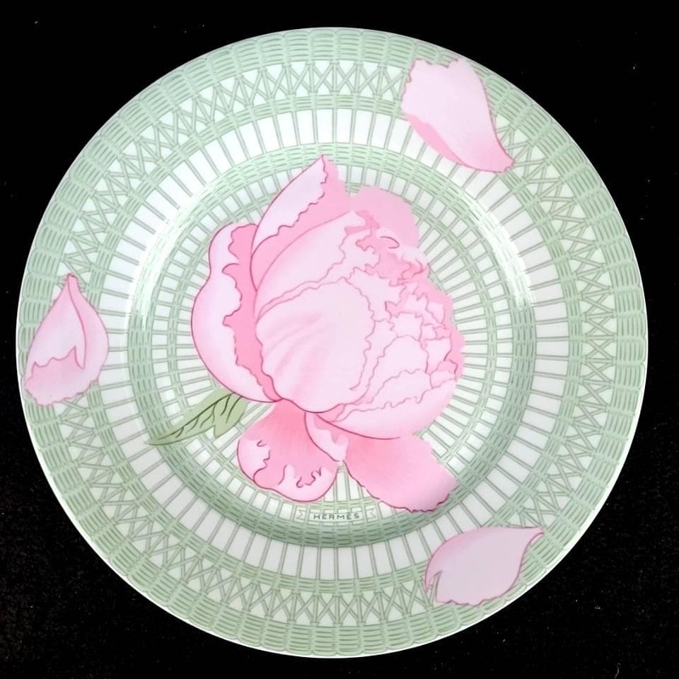 ＊未使用級＊エルメス　ピヴォワンヌ　プレート　2枚　ペア　箱つき　22cm　②