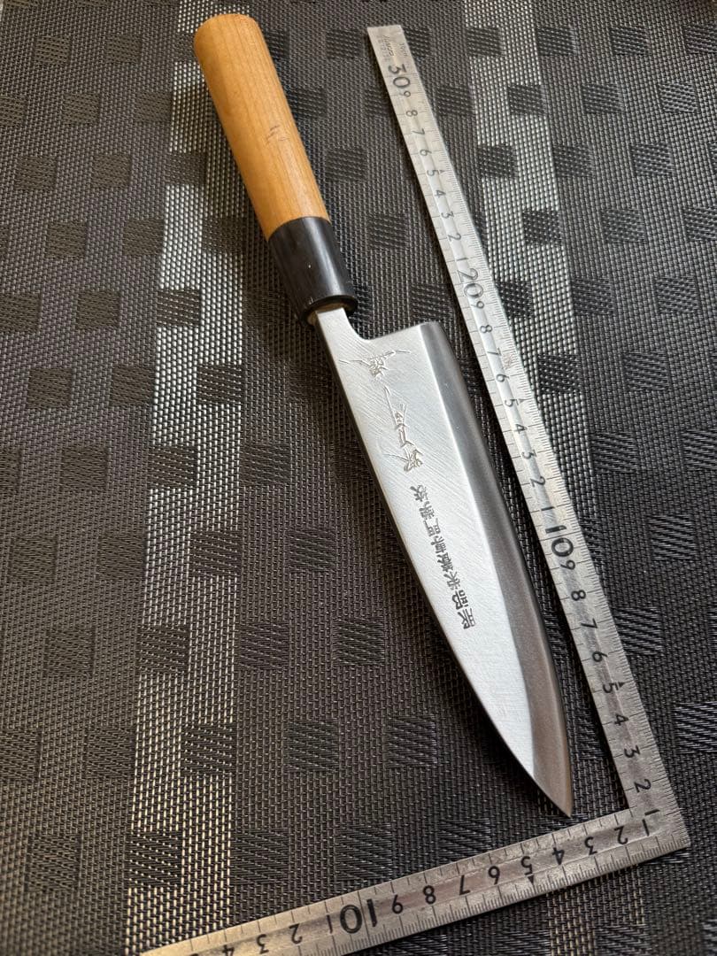 (研ぎ済み)堺刀司 　出刃包丁　刃長約17cm高級和包丁