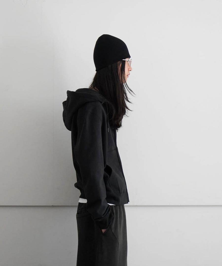 【美品】KAIKO Double zip parka BLACK サイズ3