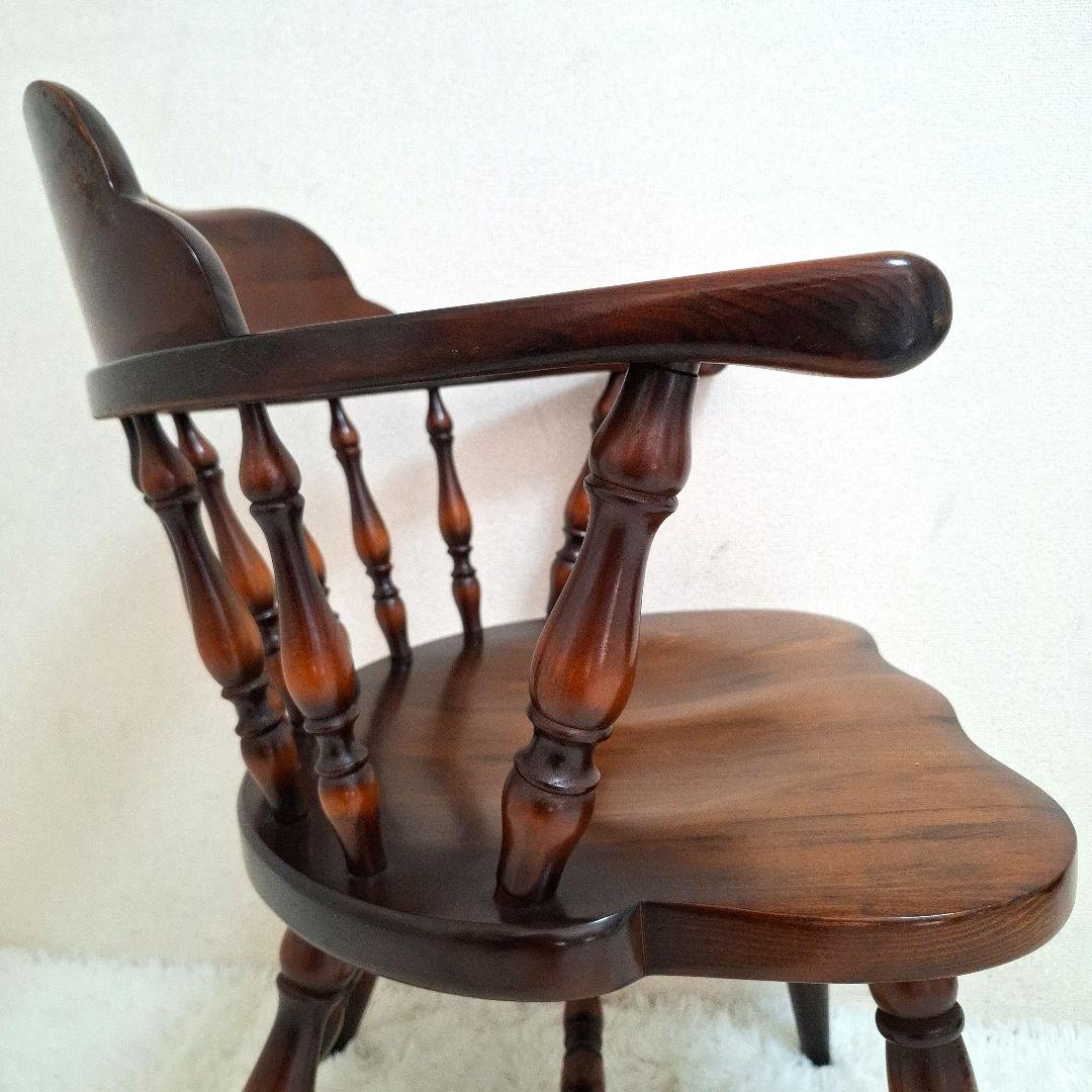 飛騨産業 アームチェア ダイニングチェア キツツキマーク