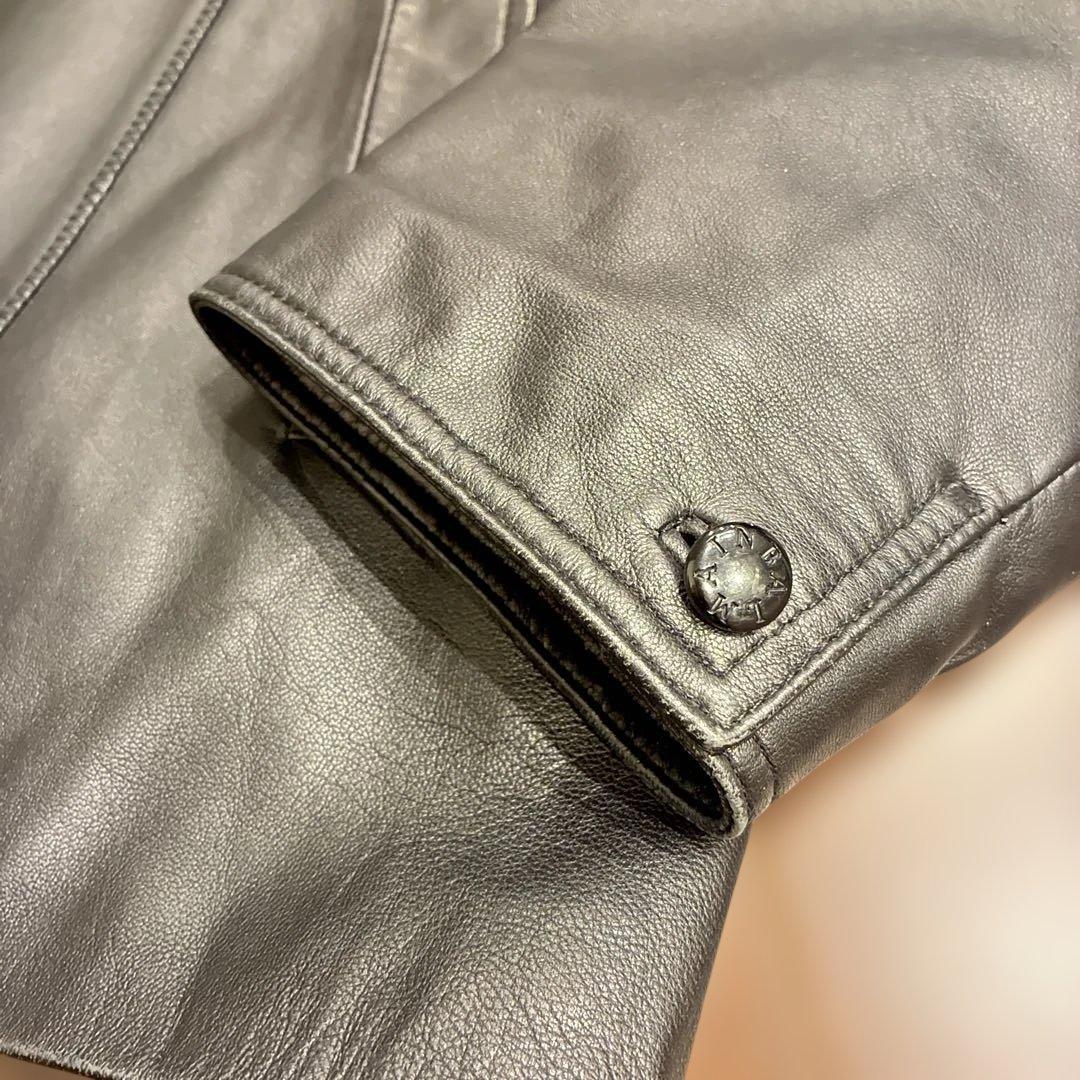 hope BALMAN レザージャケット ブルゾン ラムレザー 17号