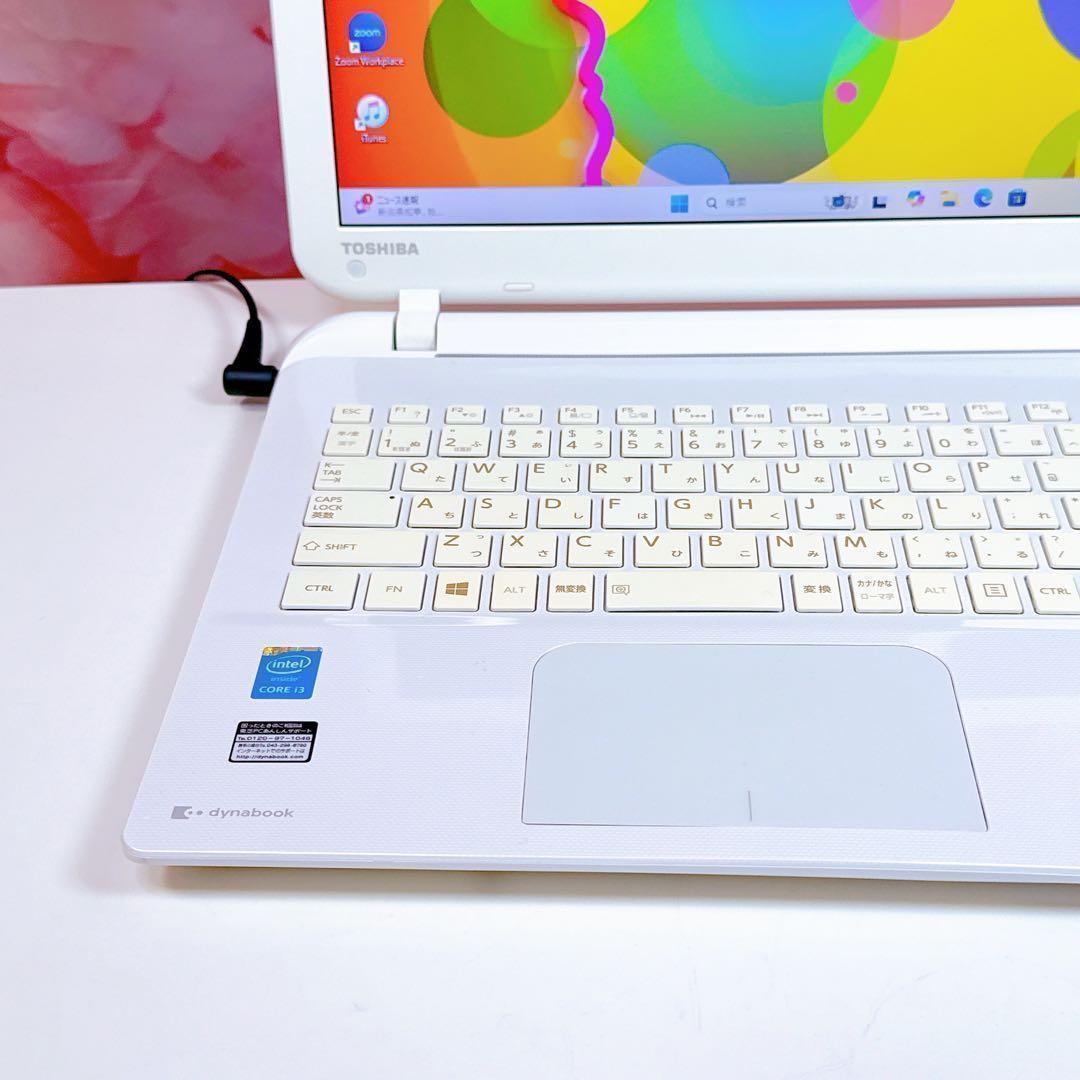 新品爆速SSD✨windows11 カメラ ノートパソコン オフィス 高性能i3