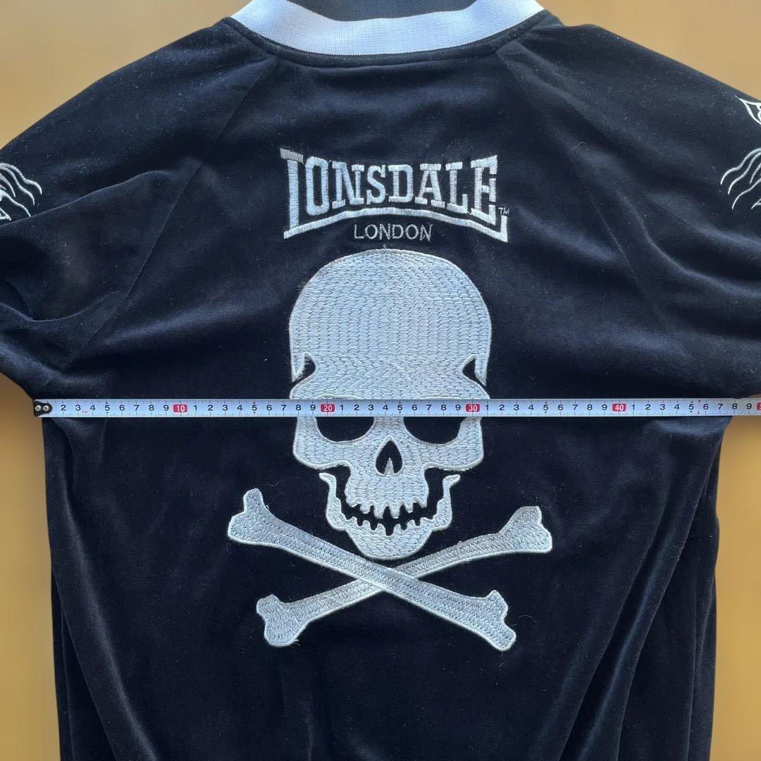 Lonsdale　ロンズデール　スカジャン　ベロア　スカル　ドクロ