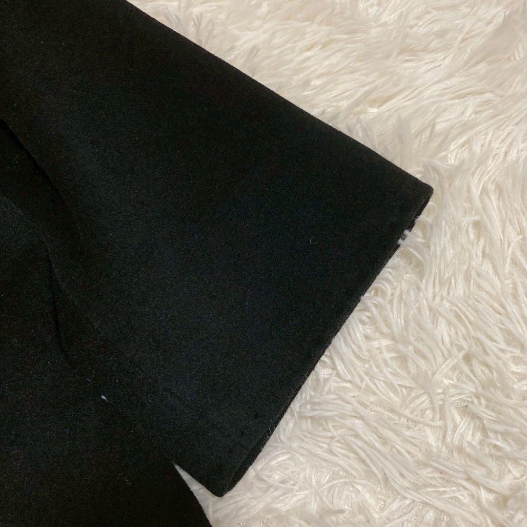 MaxMara チェスターロングコート ブラック 38 キレイめ フォーマル