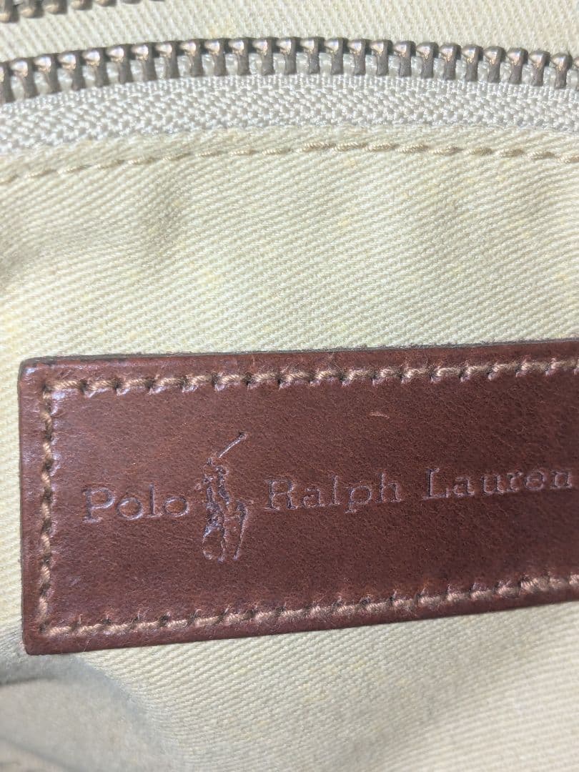 Polo Ralph Lauren チェック柄　ミニボストンバッグ