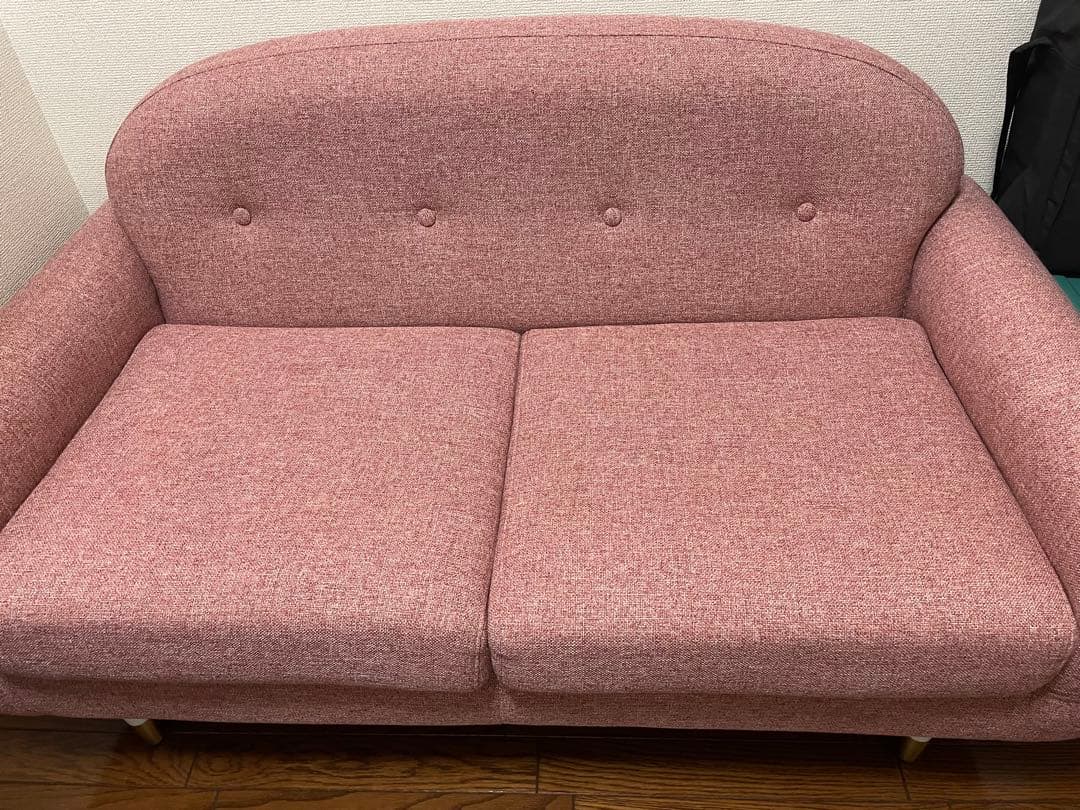 【直接引取】Francfranc ソファ　ピンク