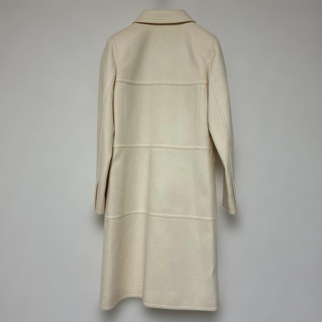 極美品✨courreges クレージュ　オフホワイトコート