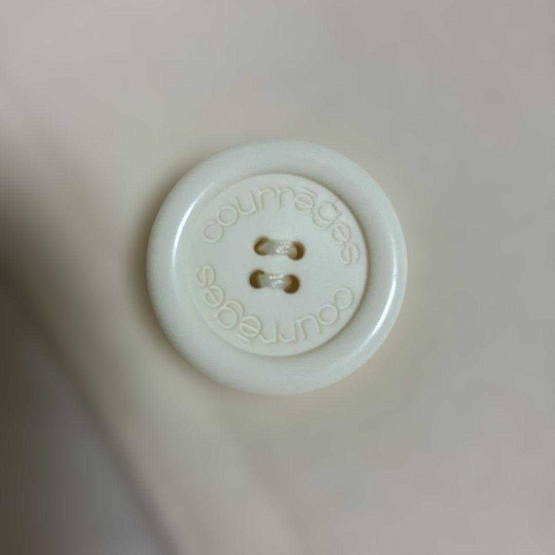 極美品✨courreges クレージュ　オフホワイトコート