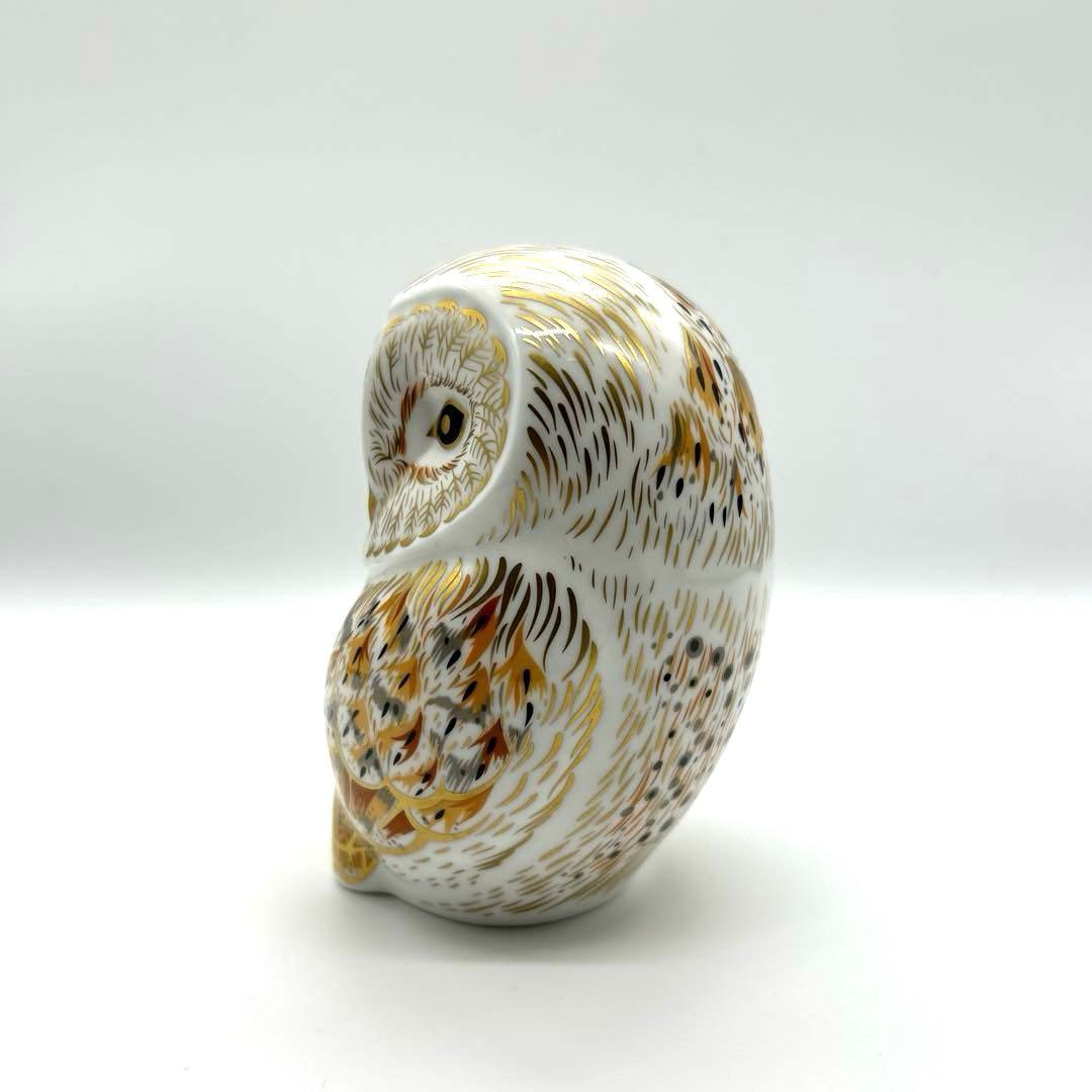 フクロウ 置物　ウィンターアウル