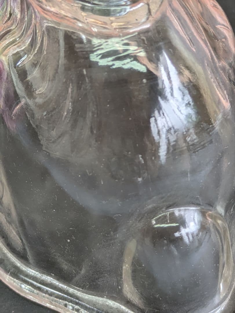 イギリス アンティーク ガラス製 ウサギゼリーモールド ３点セット