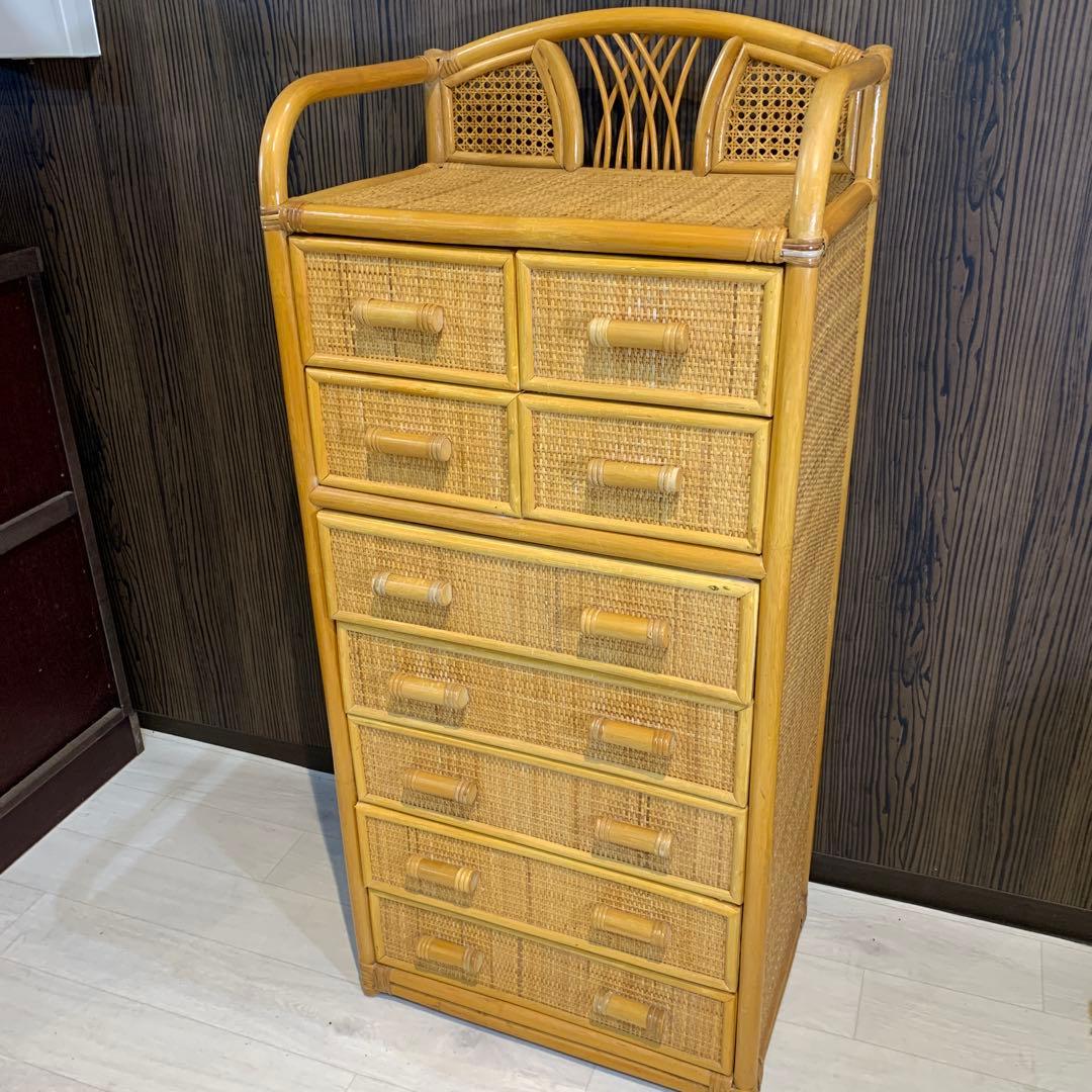 ラタン　チェスト