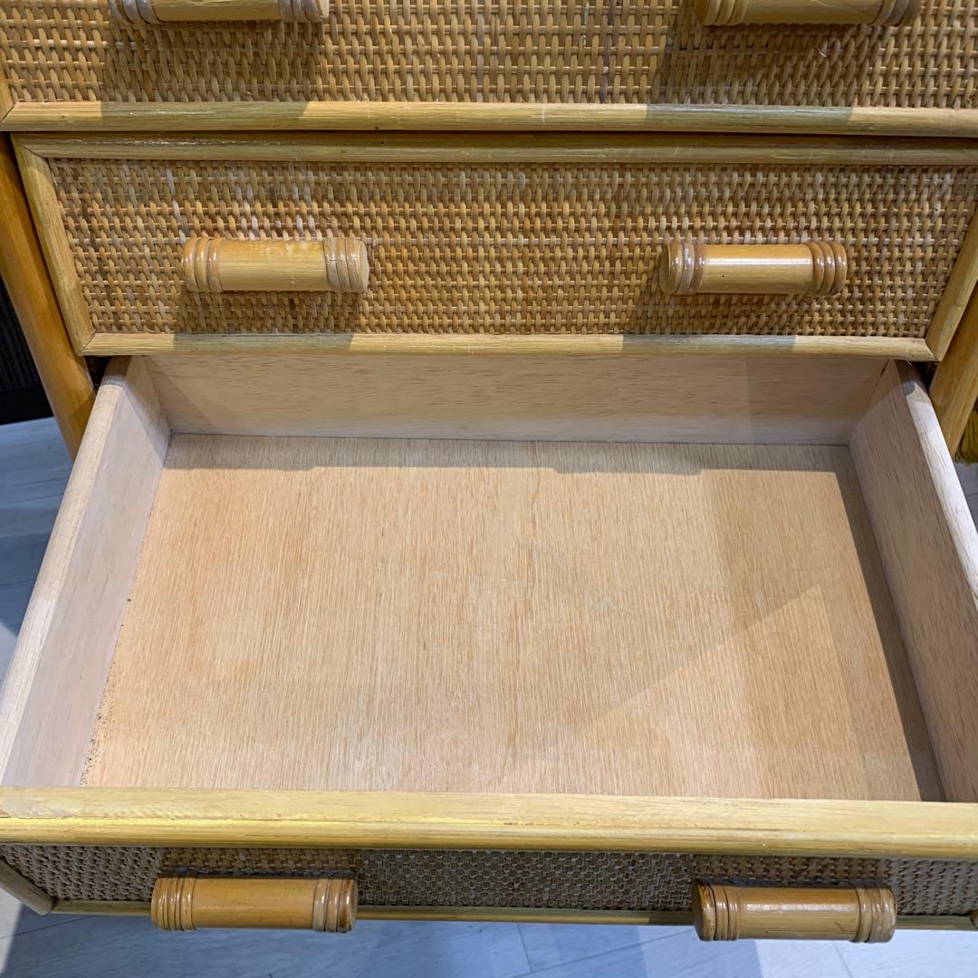 ラタン　チェスト